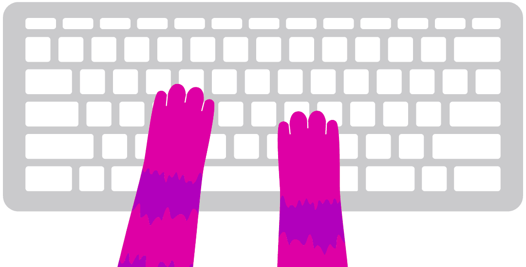 Typing animation